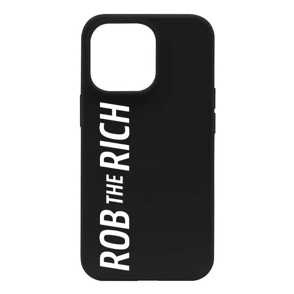 Rob the Rich iPhone 13 Mini Case - Black